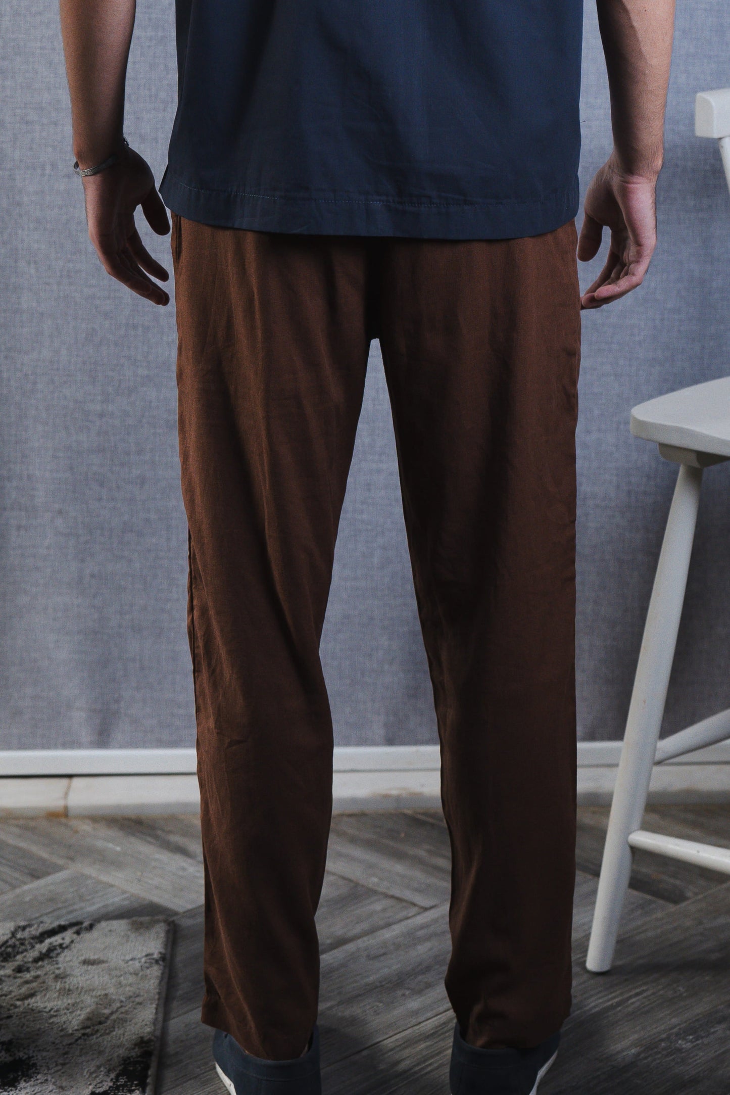 Brown Linen Trousers