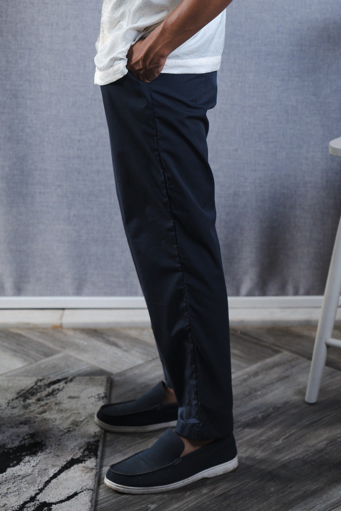 Blue Linen Trousers